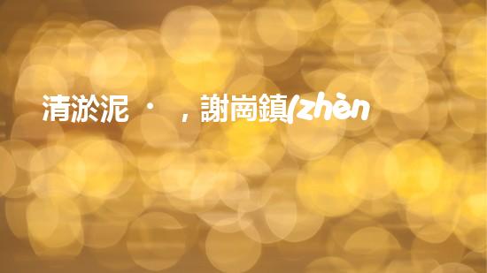 清淤泥，謝崗鎮(zhèn)的隱秘寶藏！